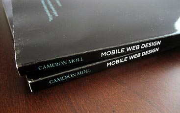 Mobile Web Design book spine