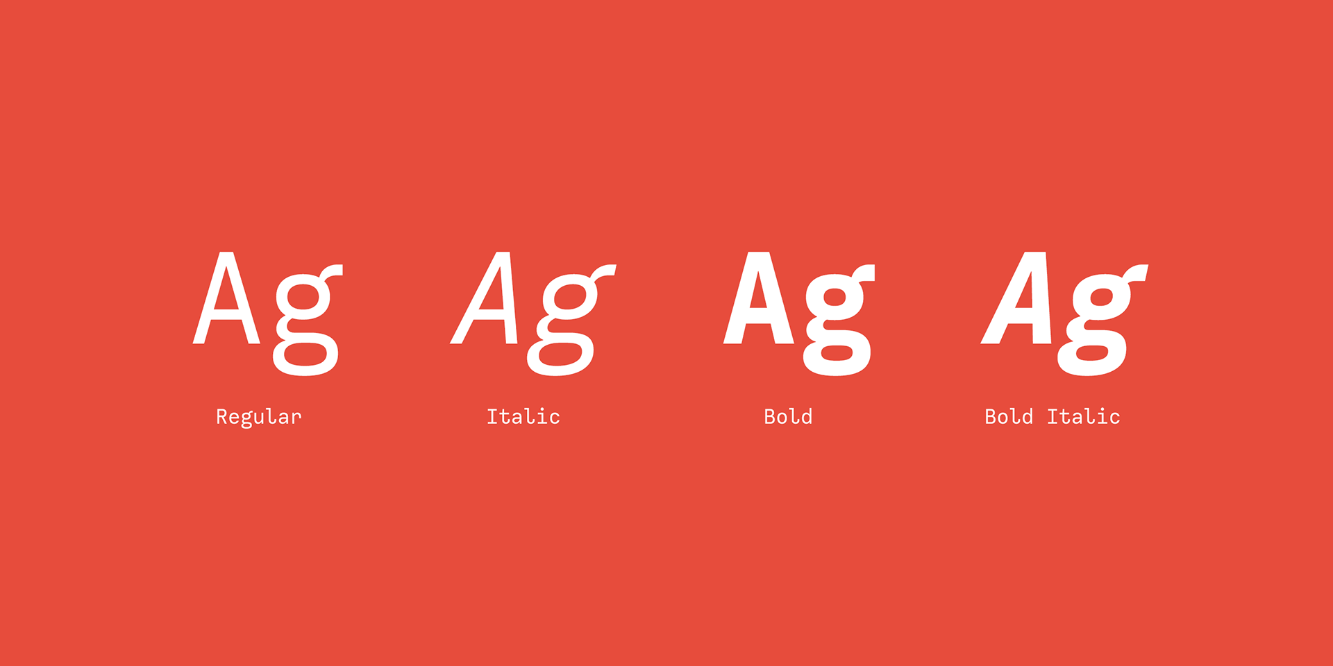 Calling Code font specimen
